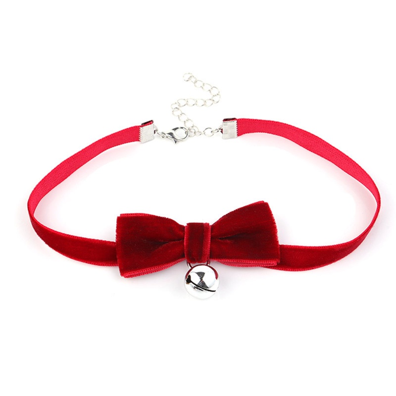 Vòng Cổ Choker Ren Phối Tai Cáo Hóa Trang Halloween Cho Nữ