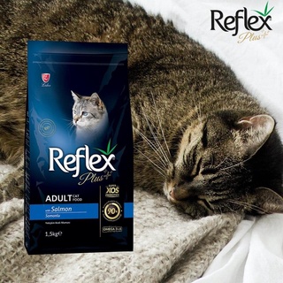 Hạt mèo lớn reflex plus adult vị cá hồi bao 1.5kg thổ nhĩ kỳ
