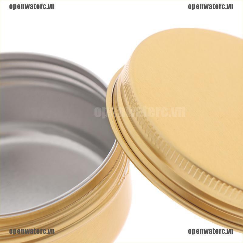 Hộp Đựng Son Môi Bằng Thiếc Hình Tròn Nhỏ Gọn Tiện Dụng