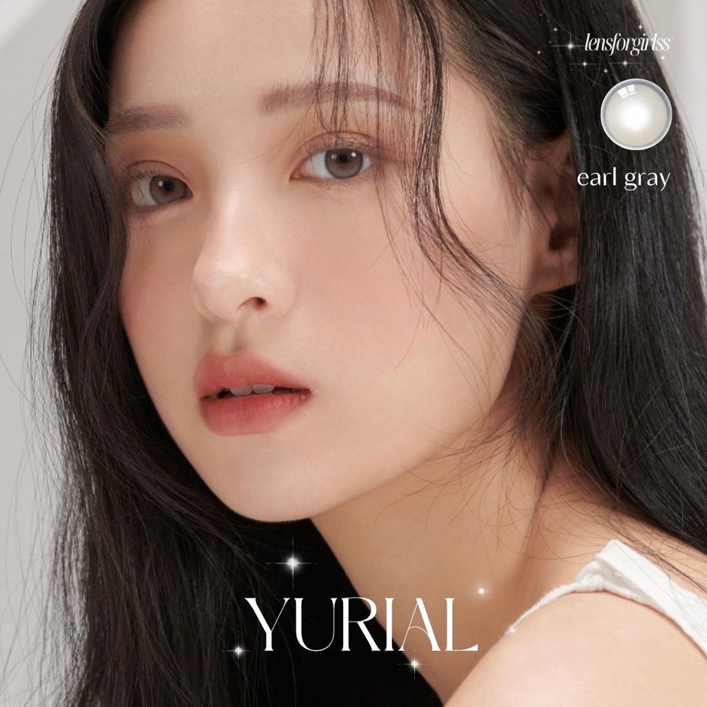 Kính áp tròng 1 NGÀY YURIAL EARL GRAY chính hãng IDOL LENS | Lens 1 ngày