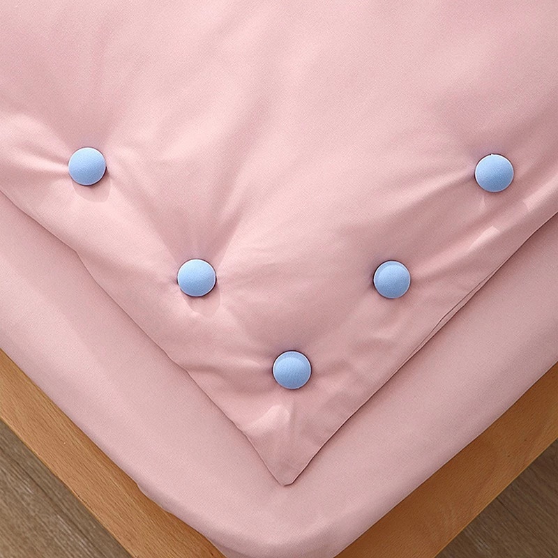 [Mới] Bộ 4 Kẹp Cố Định Ga Trải Giường Chống Trượt Hình Nấm Mini Màu Trơn Đơn Giản