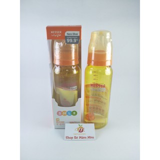 Bình sữa Nano Silver Wesser 250ml cổ nhỏ