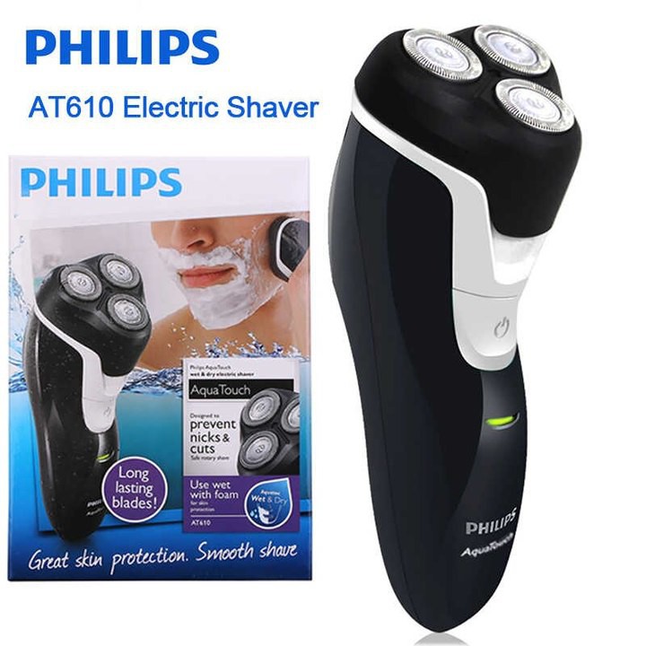 Bộ Máy Cạo Râu Cao Cấp Thương Hiệu Philips AT610 3 lưỡi CloseCut - Bảo hành 24 tháng