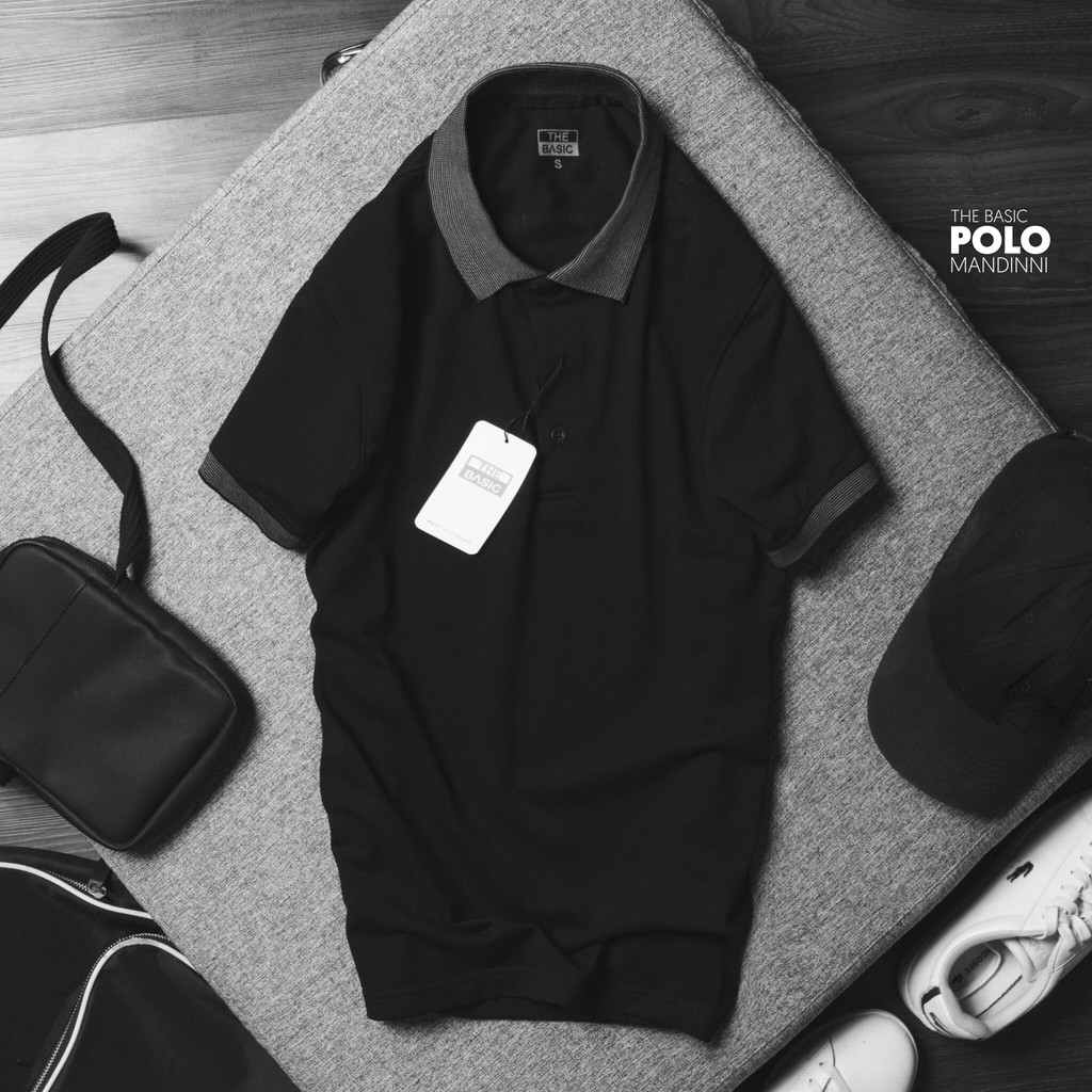 Áo thun Polo Phối viền cực sang trong Mandinni