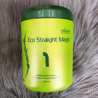 Kem duỗi tóc sinh thái Eco Obsidian Straight Magic 1000mlx2