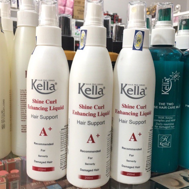 Sữa xịt dưỡng tóc Kella Hair Support A+ 200ml