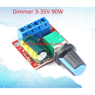 Bộ điều chỉnh tốc độ motor dimmer 3 - 35v 5a 90w