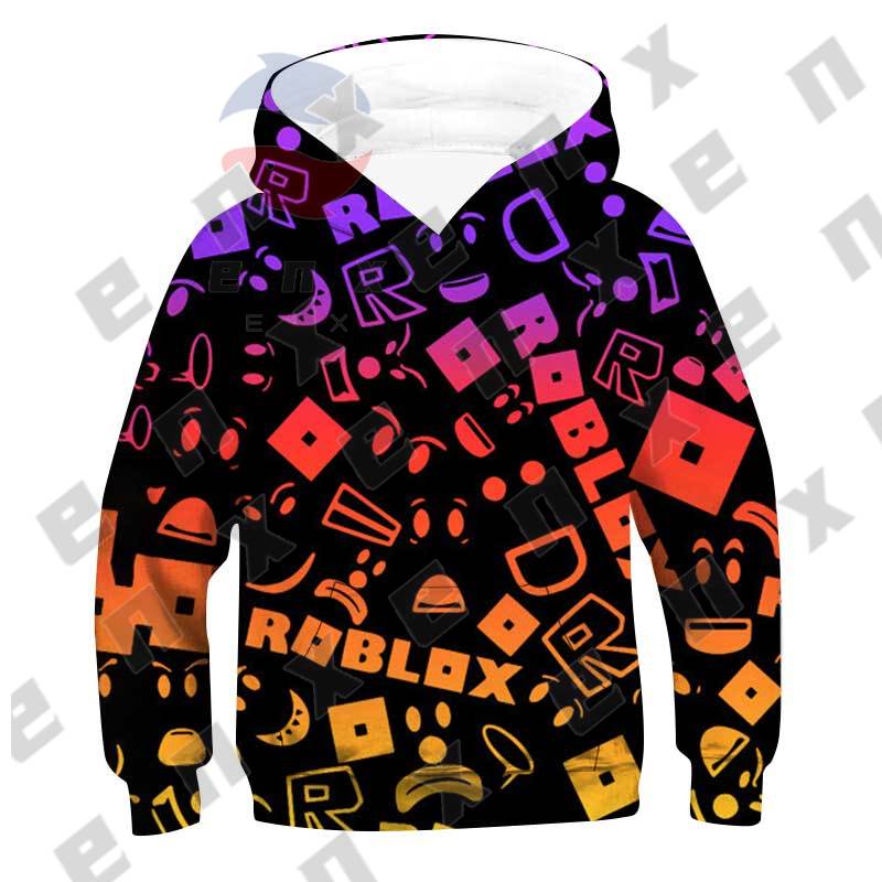 Áo Khoác Hoodie In Hình ROBLOX Dành Cho Bé 3-13 Tuổi