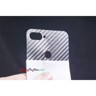 [CỰC RẺ] BỘ 2 MIẾNG DÁN LƯNG CARBON XIAOMI MI8 LITE