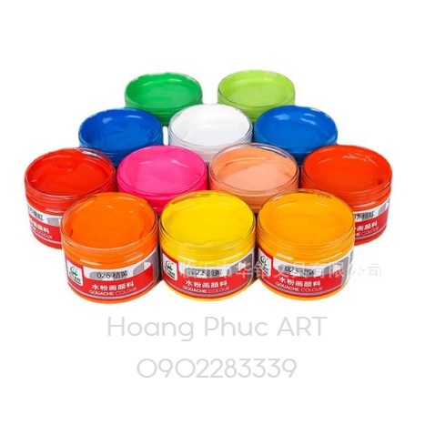 Màu Wat GOUACHE COLOR 100ML - Màu nước chuyên dụng vẽ tranh, tô tượng màu