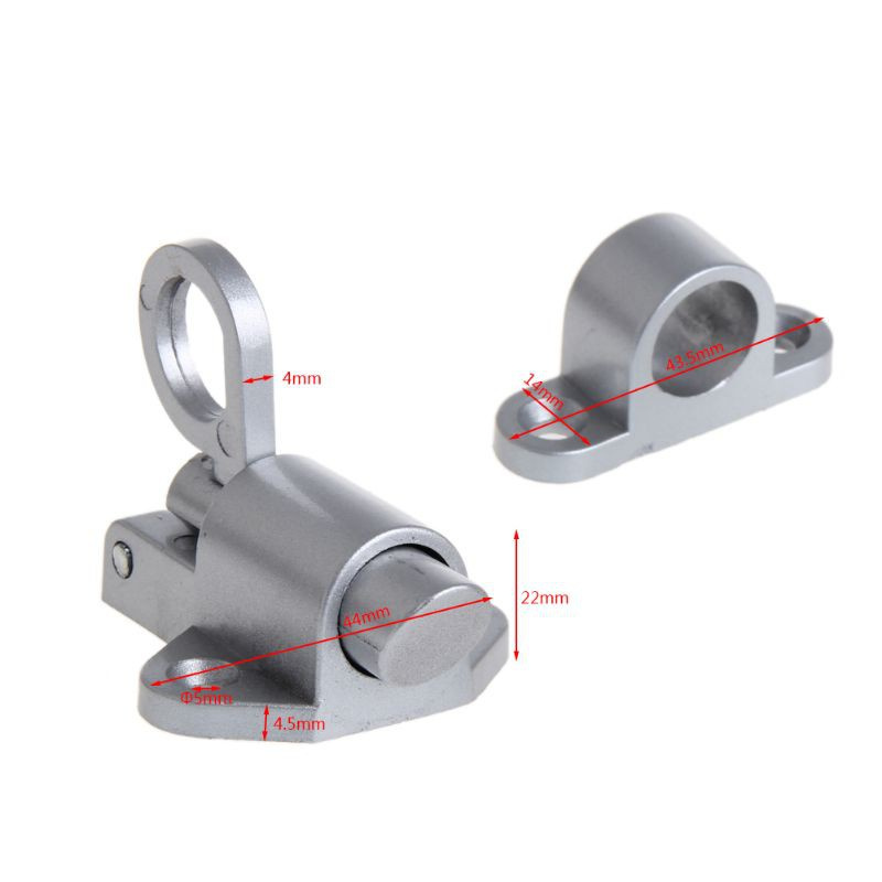 Chốt cửa sổ an toàn bằng nhôm màu xám kèm vít