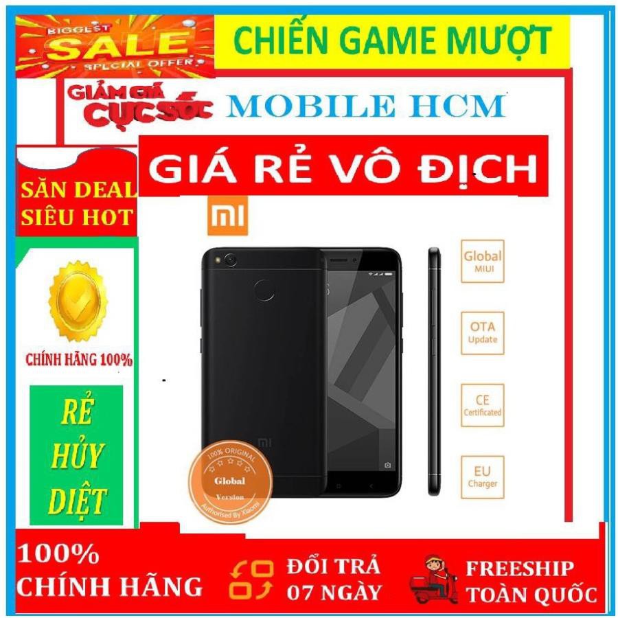điện thoại Xiaomi Redmi Note 4X mới 2sim Ram 2G/16G, chơi game mượt, có Tiếng Việt sẵn