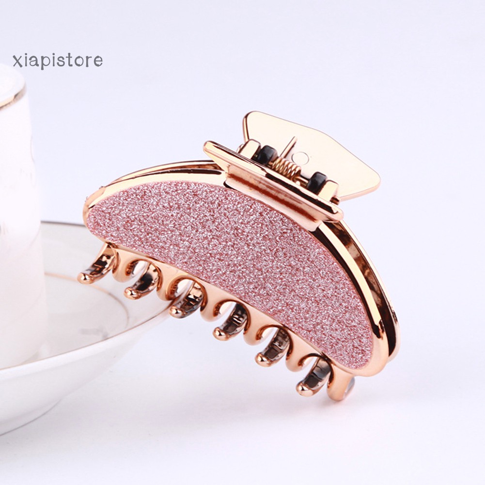 Kẹp Tóc Nhựa Màu Trơn Thời Trang Cho Nữ