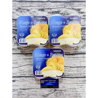 Rau câu nanaco xoài + chuối 108g*4