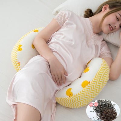 Gối thắt lưng của người mẹ mang thai ngủ tạo tác gối ôm gối phụ nữ mang thai đệm ngủ bên trong khi mang thai hai người l