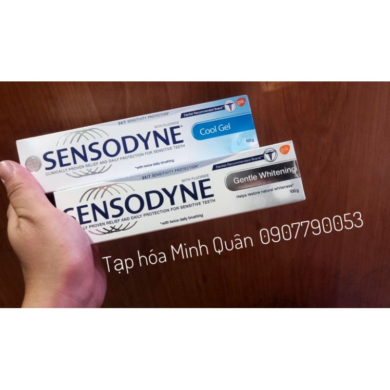 [HÀNG CHÍNH HÃNG]KEM ĐÁNH RĂNG SENSODYNE CHỐNG Ê BUỐT 100GR