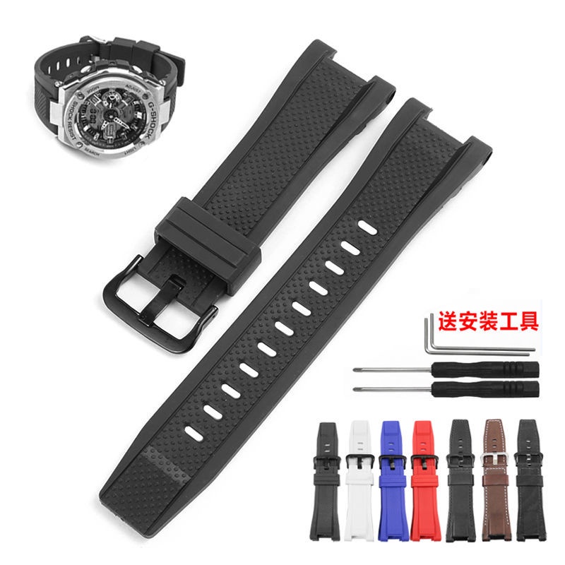 Dây Đeo Silicone Cho Đồng Hồ Casio G-SHOCK GST-B100 / 300 / 410 / S110