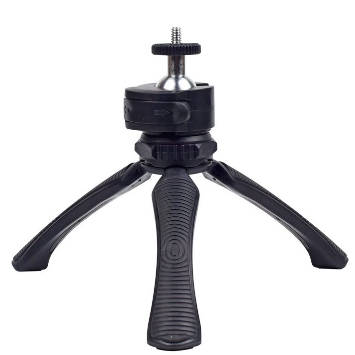 ✔️✔️ Tripod cho điện thoại, máy ảnh FN080 XOAY 360 (ĐEN) + Giá kẹp điện thoại 002