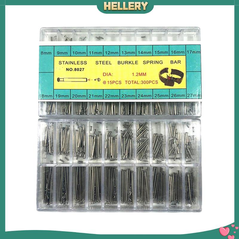 Set 300 Thanh Lò Xo Inox 8-27mm Chuyên Dụng Cho Sửa Chữa Đồng Hồ