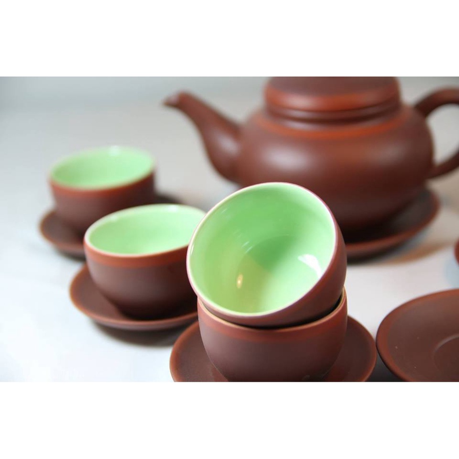 Chén, Đĩa Uống Trà Đất Đỏ Đẹp
