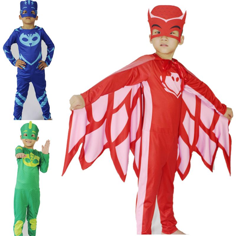 Noble Kids PJ Trang phục hóa trang Halloween Owlette Gekko