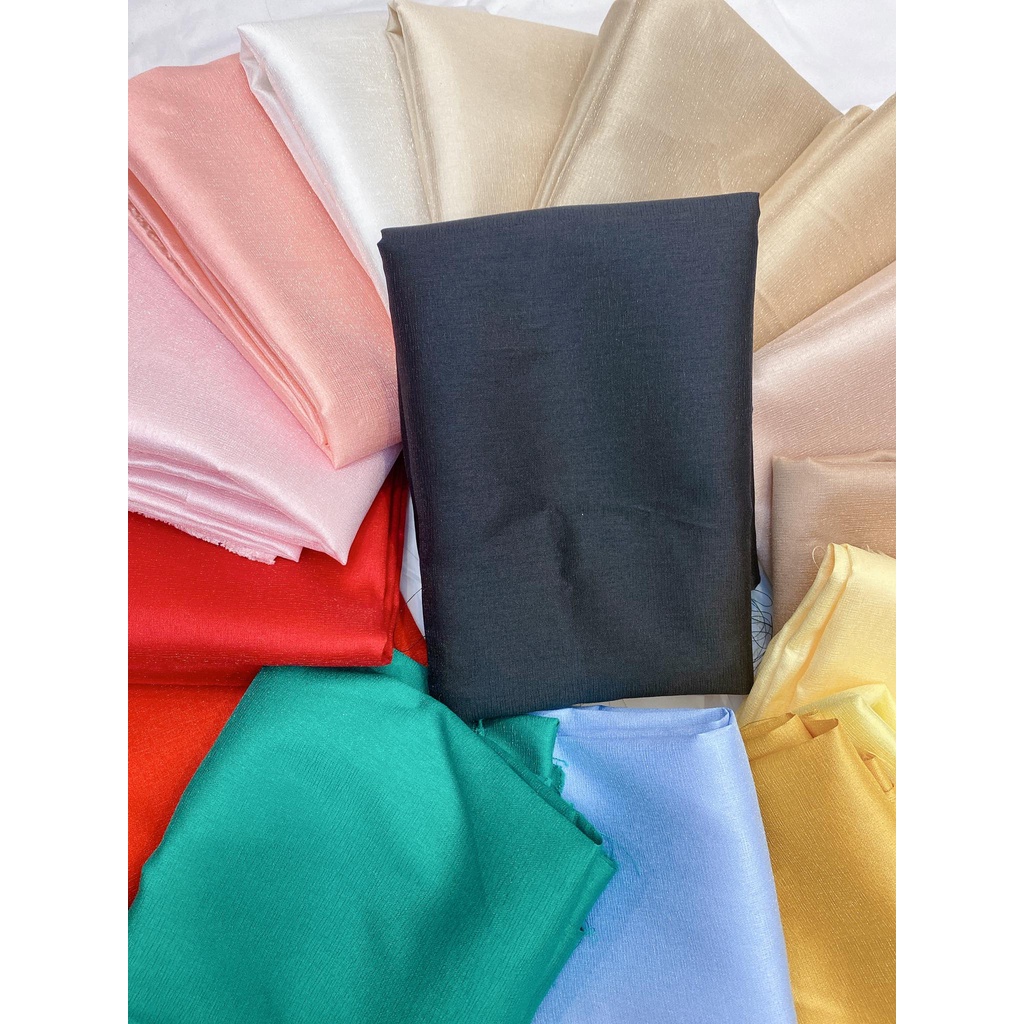 ⚡Siêu rẻ⚡ Vải tafta ánh nhũ lấp lánh dùng may váy, đầm, áo dài cách tân