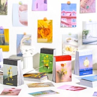 Cuốn 50 giấy dán sticker Bầu trời mùa hè trang trí sổ tay M778