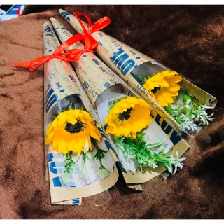 Hoa sáp hướng dương 1 bông
