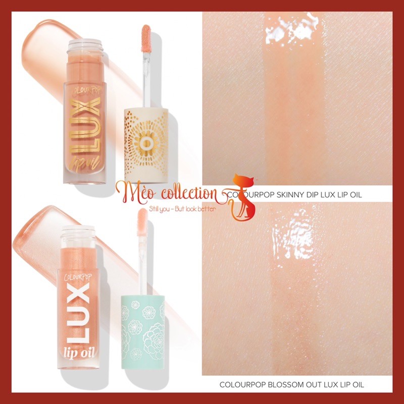 Son Colourpop - Lux Lip Oil màu Hot Shot, Skinny Dip, Blossom Out | BigBuy360 - bigbuy360.vn