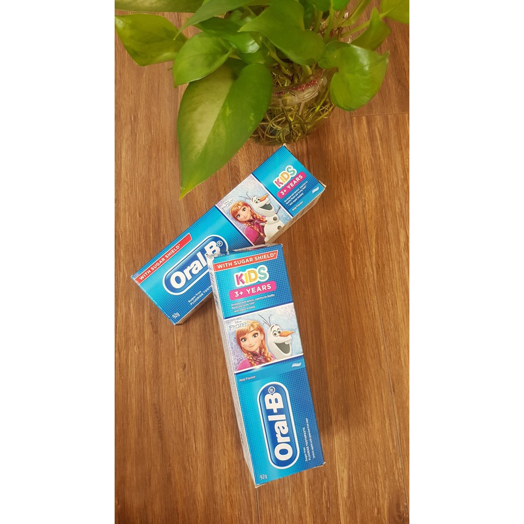 Kem Đánh Răng Oral-B cho bé 3 tuổi trở lên - Frozen (hàng Úc)