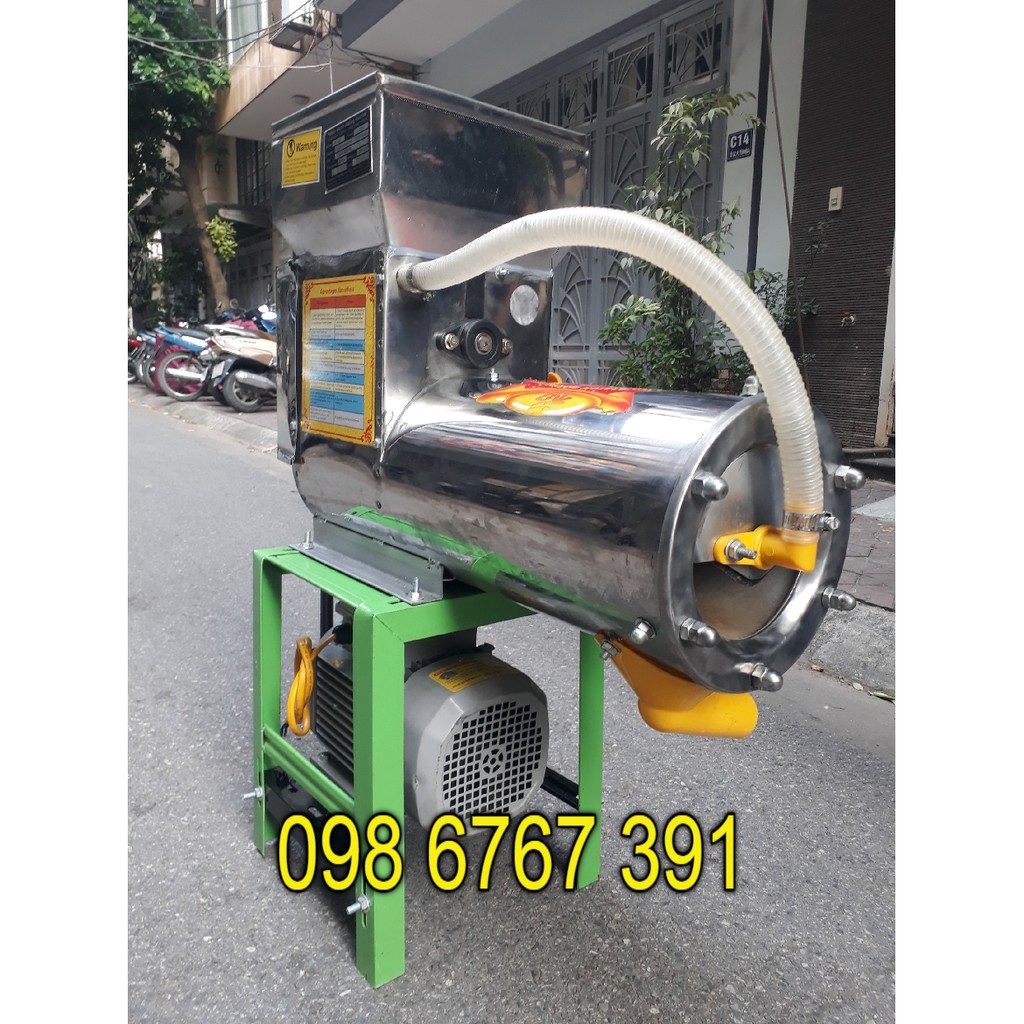 Máy nghiền sắn tươi, xay vắt khoai mì, gừng nghệ dong riềng 150kg/h