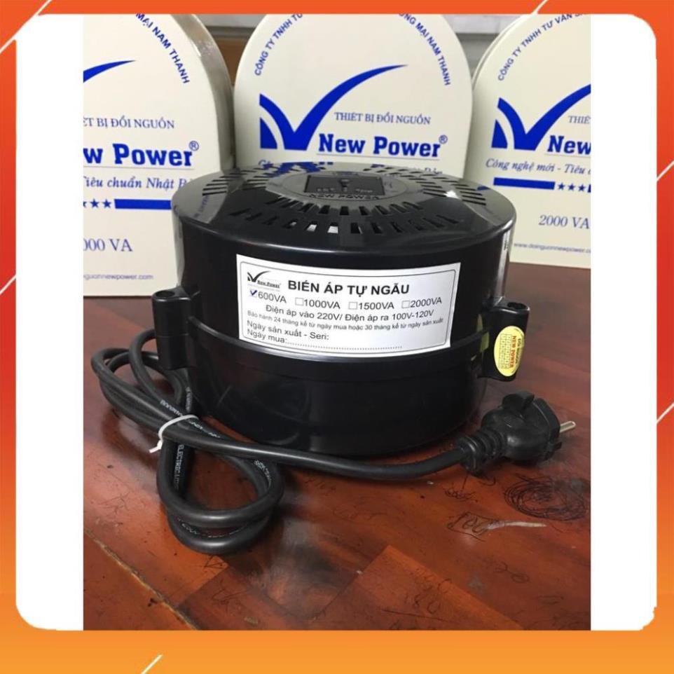 Bộ đổi nguồn 220v sang 110v 600VA New Power