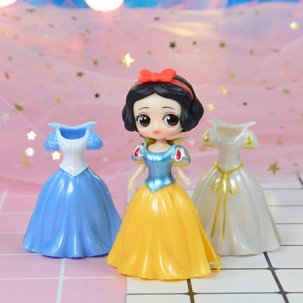Búp Bê Thay Váy - Bộ 6 Búp Bê + 18 Váy