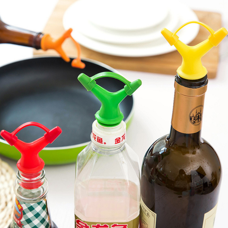 Nút miệng chai ANAEAT bằng silicon đậy chai dầu / nước chấm tiện lợi