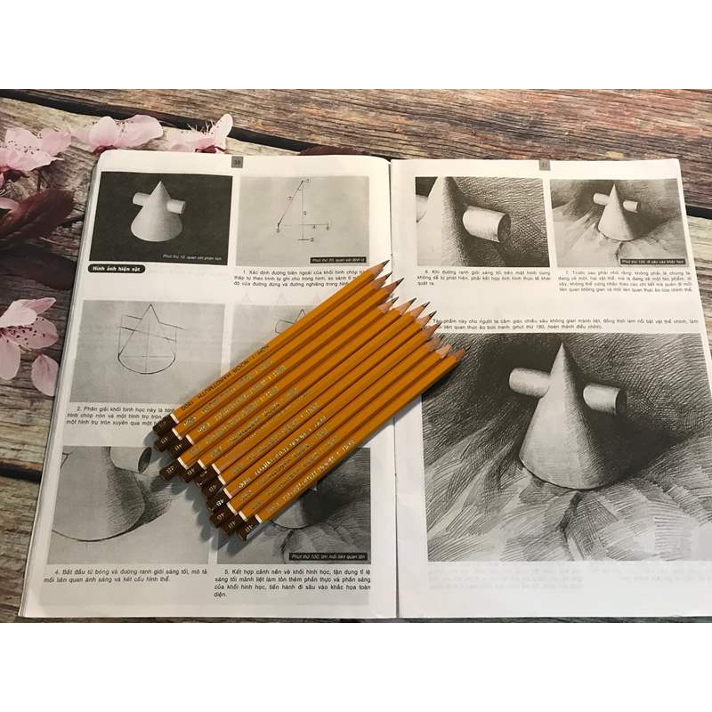 Bút chì Tiệp KOH HB - 8B Chính Hãng I-Noor 1500