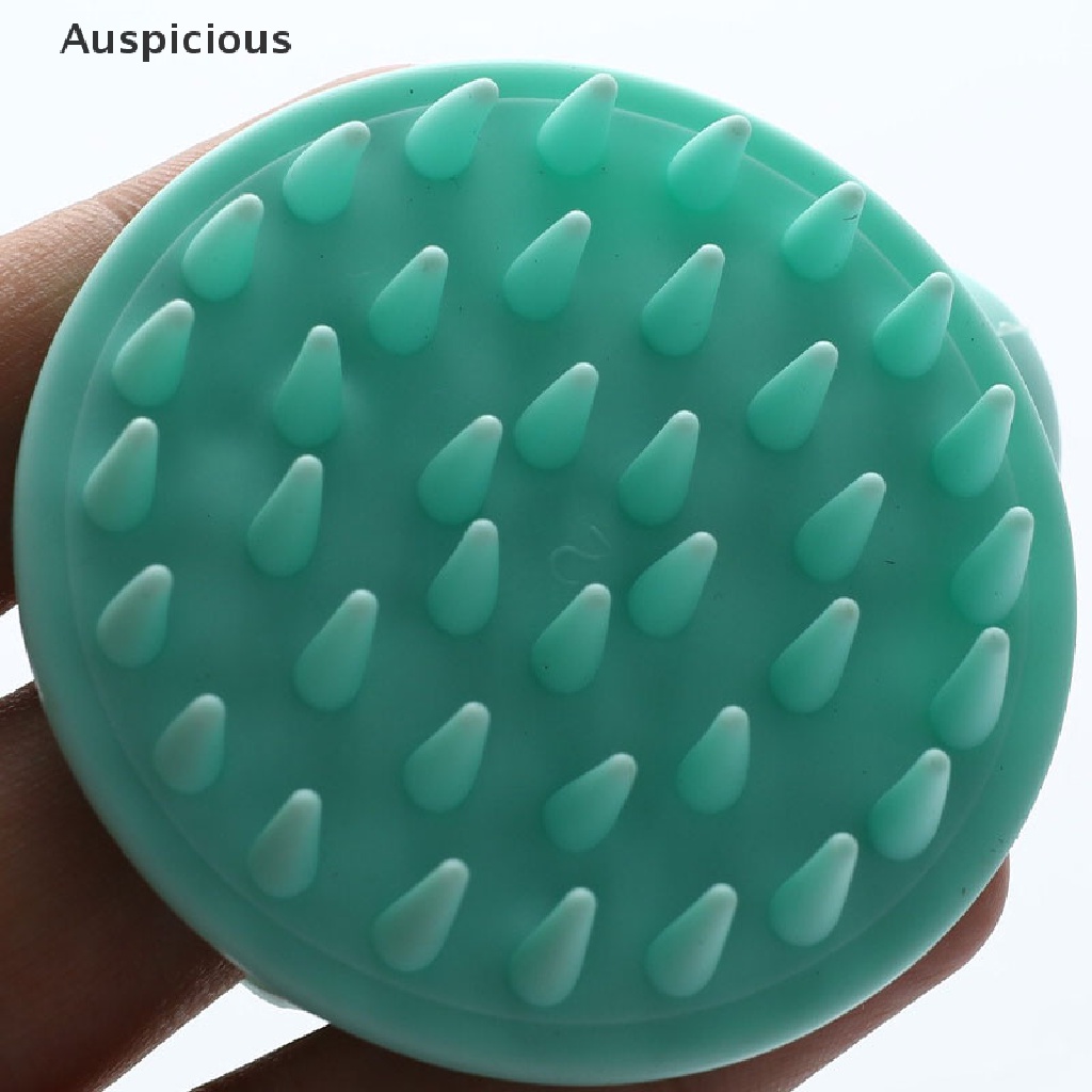(Hàng Mới Về) Bàn Chải Silicone Mát Xa Da Đầu Lưu Thông Máu