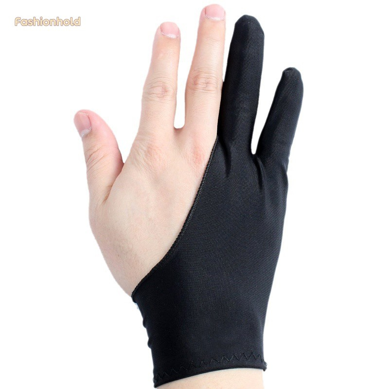 Men Drawing Tablet Glove Artist Gloves with 2 Fingers for Tablet Drawing Oil Painting