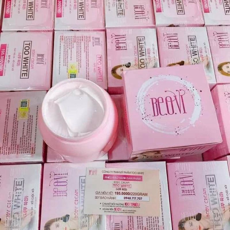 [CHÍNH HÃNG] Kem Body Beovi Too White ca si thu thuy | BigBuy360 - bigbuy360.vn