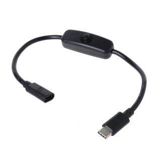 ❀CRE Type C Male to Female USB-C Extension Cable Switch for Raspberry Pi 4 Android