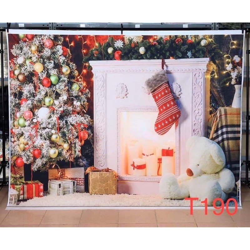 Phông nền chụp ảnh Noel 1m5x2m