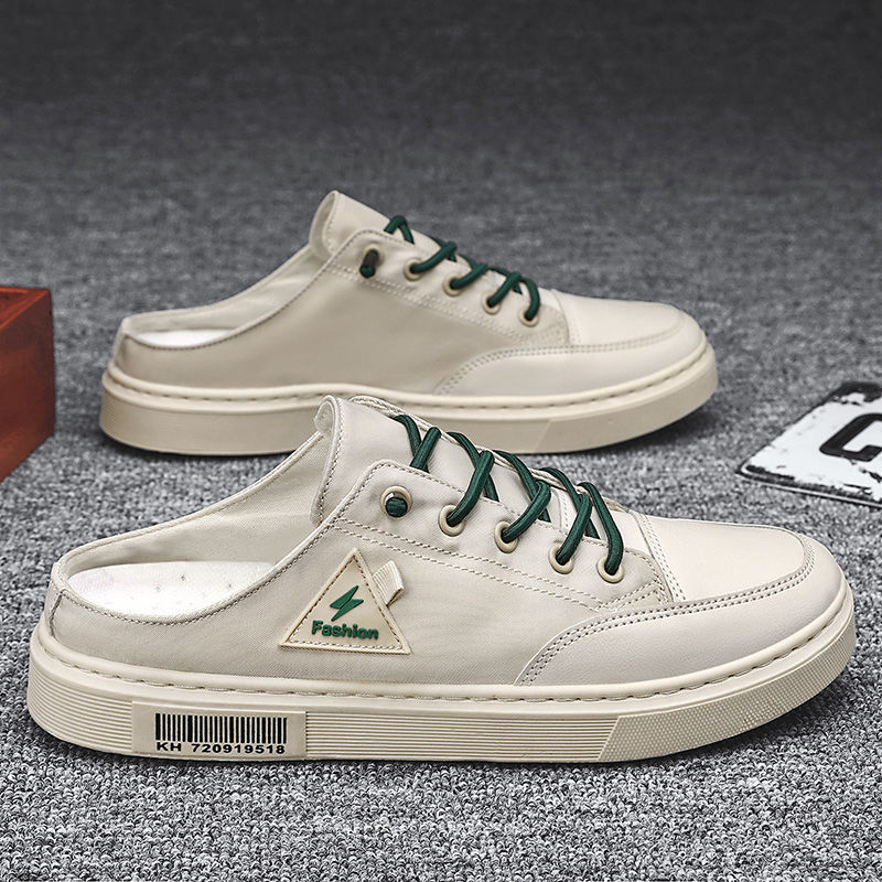 Giày lười hở gót đơn giản cho nam