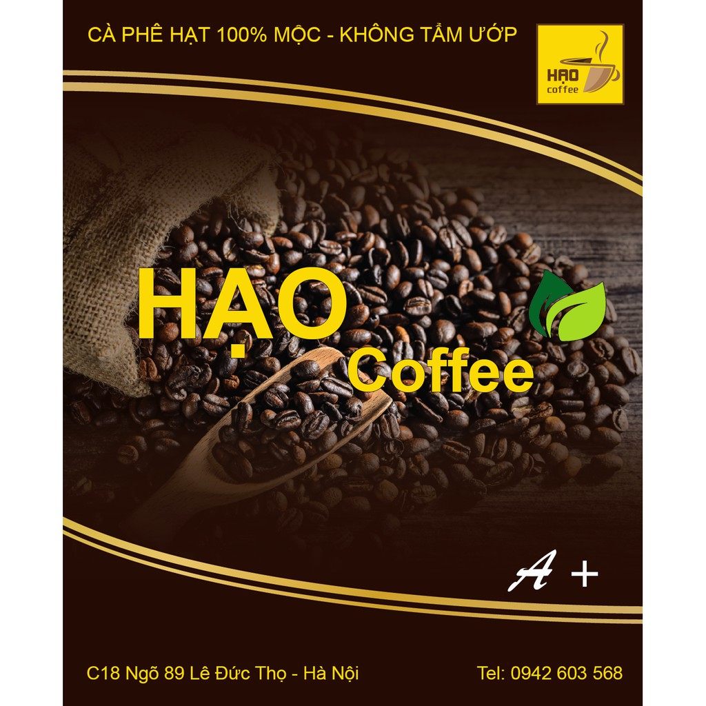 Cà phê Moka Blend thượng hạng - Không pha trộn - Không tẩm ướp - Không hương liệu