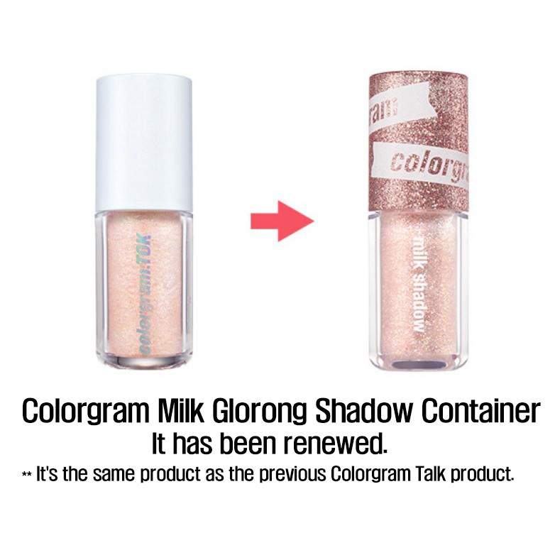 Nhũ Mắt Dạng Gel Colorgram:TOK Milk Bling Shadow 3,2gr