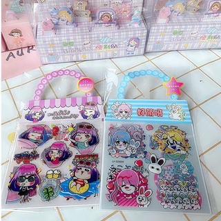 Set 3 tấm sticker túi xách