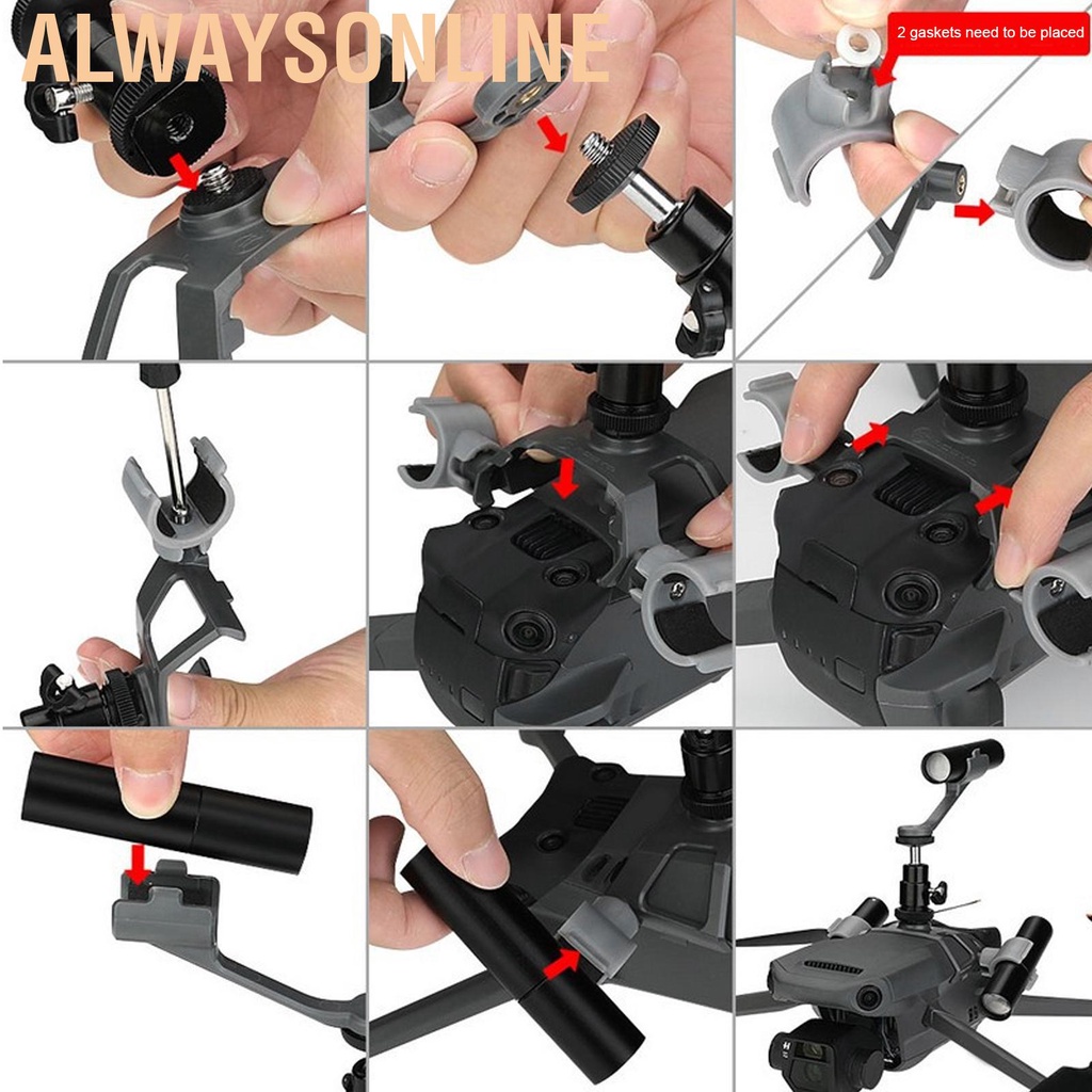 Alwaysonline Drone Light Flying Night Flashlight Anti-Collision Lighting LED