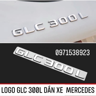 Logo glc 300l dán xe mercedes hàng có tem hãng xin