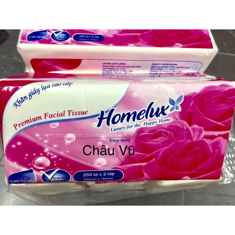 [FLASH SALE] Khăn Giấy Lụa Cao Cấp Bless You / VinaTissue/ Homelux 250 tờ