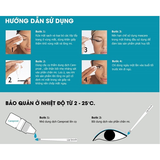 Dưỡng dài mi Careprost