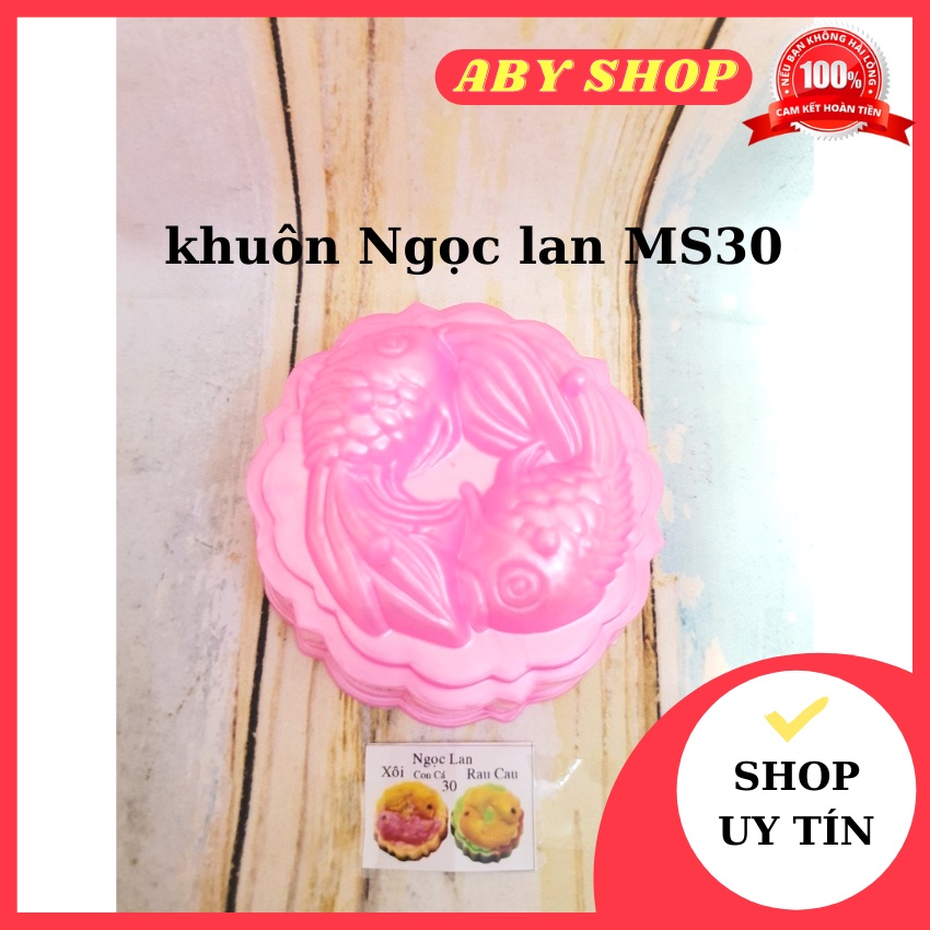 Khuôn làm rau câu ⚡ MẪU MỚI ⚡ khuôn Ngọc lan MS30 được gia công tỉ mỉ khéo léo tạo nên những chiếc bánh bắt mắt