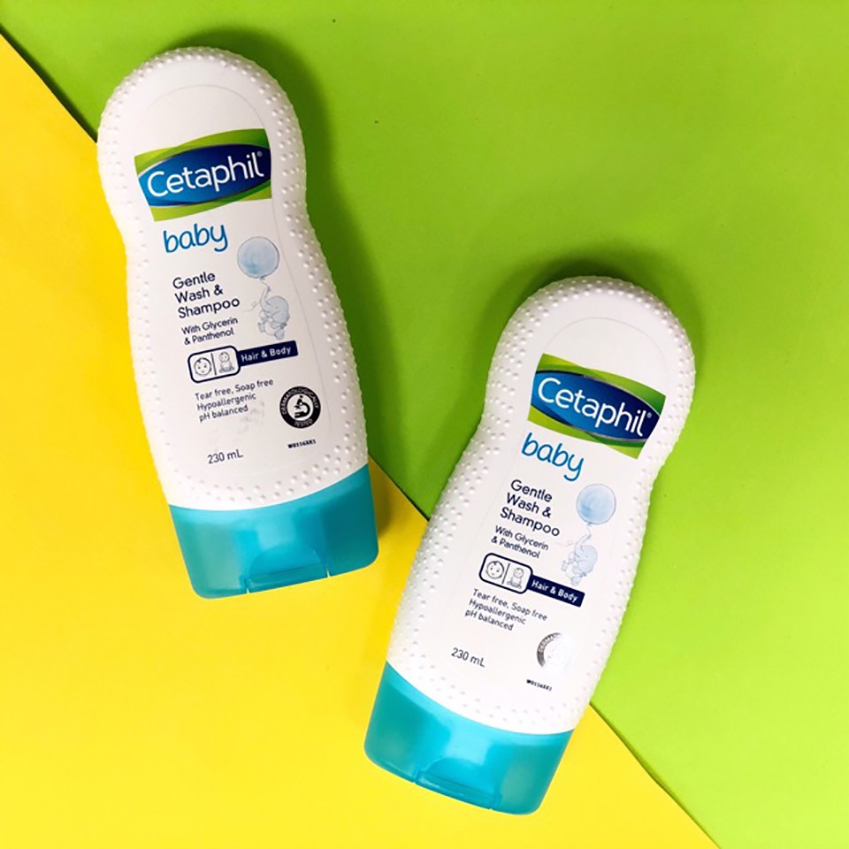 [CETAPHIL] Sữa Tắm Gội Toàn Thân Cho Bé Cetaphil Baby Gentle Wash & Shampoo Chai 230ml / 400ml